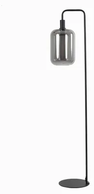 Immagine prodotto di Light & Living - lampada da terra - Lekar - nero - vetro metallo - lampada in vetro colorato - E27 - 1871465