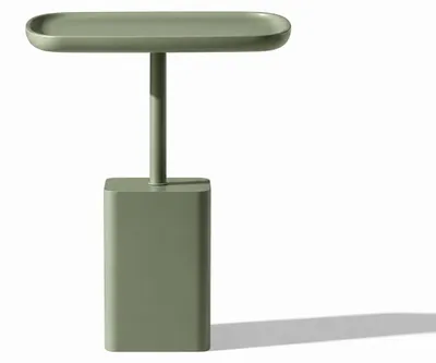 Productafbeelding van 2x Bijzettafeltje, moderne stijl, blauw-groen, comfortabel, praktisch, geschikt voor de woonkamer