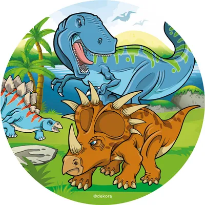 Produktbild von Jedlý papír 20cm dinosauři -