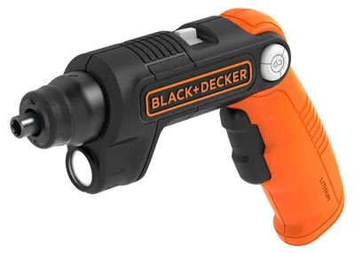 Produktbild von Black & Decker BDCSFL20C-QW, Elektrischer Schraubendreher, Pistole/gerader Griff, Schwarz, Orange, 5,5 Nm, Akku, 3,6 V