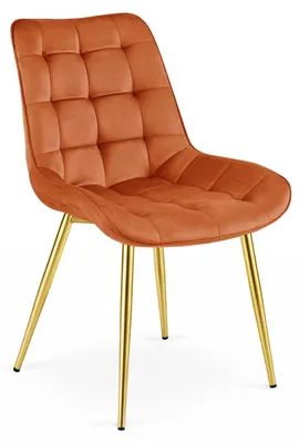 Productafbeelding van Stijl en elegantie: De Bera fauteuil - Koperen fluweel / Goudkleurige poten, 1 stuk