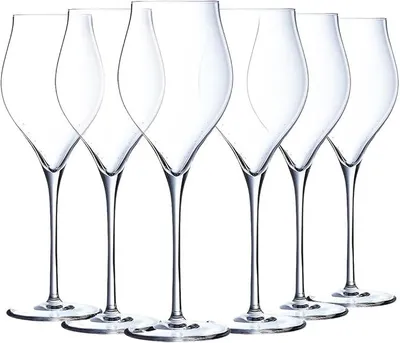Imagen del producto de Chef&Sommelier, copas de champán, línea Exaltation, 30 cl, juego de 6 unidades