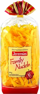 Immagine prodotto di Jeremias Family Tagliatelle 8 mm con uova fresche 500g confezione da 4 pezzi