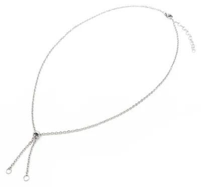 Produktbild von Vintageparts Gliederkette Edelstahl gedreht 53cm Halskette