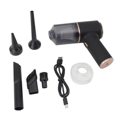 Image de Aspirateur à main Aspirateur à main portable pour voiture Aspirateur de voiture puissant et sans fil pour appareils électroniques