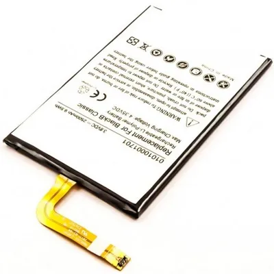 Produktbild von Akku für Blackberry SQC100-3 Li-Pol 3,8 Volt 2500 mAh schwarz.