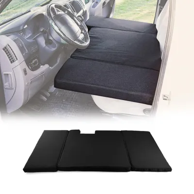 Image de OMAC Matelas de Camping Pliable pour VW Crafter 2006-2026 Polyester Noir 1 Pc