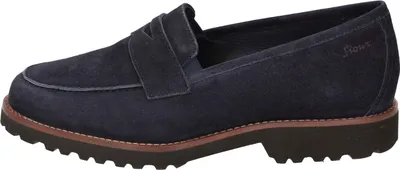 Produktbild von Sioux Slipper & Mokassin MEREDITH, Rauleder, Blau, Damen