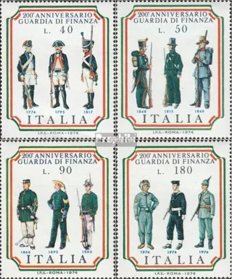 Produktbild von Briefmarken Italien 1974 Mi 1447-1450 (kompl.Ausg.) postfrisch Finanzpolizei