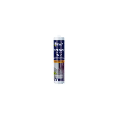 Produktbild von BOSTIK H551 Supergrip Multi Schwarz – Vielseitig Klebdichtstoff, Multi-Materialien, Für Innen-und Außenbereich, 430g