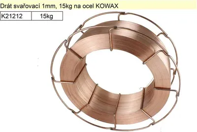Obrázok produktu pre Zvárací drôt 1,2 mm, 15 kg na oceľ, G3Si1, KOWAX KWX31215