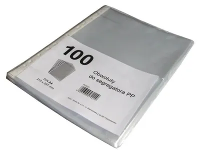 Zdjęcie produktu dla Obwoluty A4 do segregatora 100 sztuk Herlitz