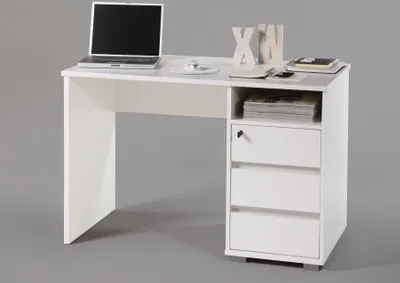 Immagine prodotto di Scrivania PRIMUS Scrivania per computer Scrivania per ufficio Bianco