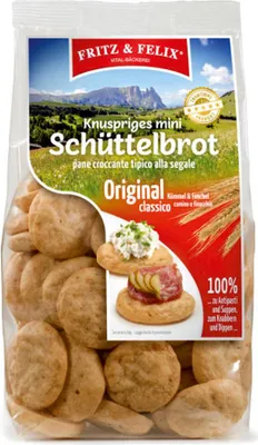 Produktbild von Mini-Schüttelbrot Original mit Kümmel & Fenchel