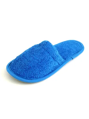 Produktbild von Julie Julsen® Pantoletten aus Baumwolle-Frottier Royalblau,JJ 38/42