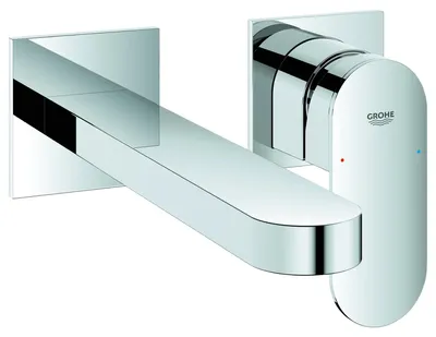 Produktbild von Grohe Waschtischbatterie, Plus, Wandmontage, Ausladung 203mm, chrom, 1 Stk.