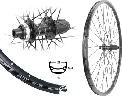 Produktbild von Bärwinkels 28 Zoll Hinterrad Shimano 105 Disc Centerlock Gravelbike 21-622 Hohlkammer 142x12mm
