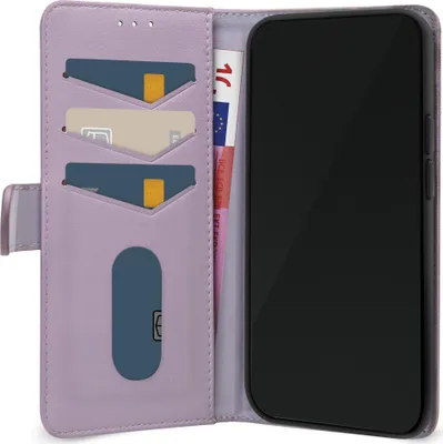 Immagine prodotto di Mobilize Premium Gelly Wallet - Custodia a libro per iPhone 12 con portamonete - Viola