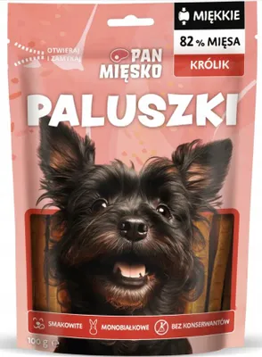 Zdjęcie produktu dla Pan Mięsko Przysmak dla psa Paluszki MONOBIAŁKOWE Królik 100g