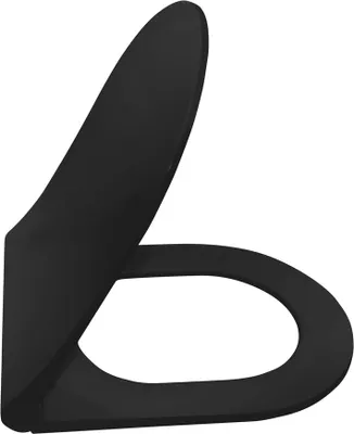 Produktbild von WC Sitz Softclose Dünn Toilettensitz Deckel Easy-Click Schwarz Matt