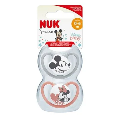 Image de Lot de 2 tétines NUK SPACE Minnie - 0 à 6 mois