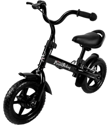 Immagine prodotto di Spielwerk®  Bicicletta Corsa per Bambini 2-5 anni Altezza Regolabile Bici 10 Pollici Sella Gomma Nero