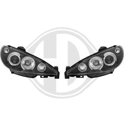 Produktbild von DIEDERICHS Hauptscheinwerfersatz 4225680 passend für PEUGEOT 206 CC (2D)