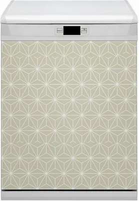 Produktbild von Magnet für Spülmaschine Abwaschbar 60x80 cm Magnet für Spülmaschine Magnetmatte Nachbildung - Geometrisches Muster