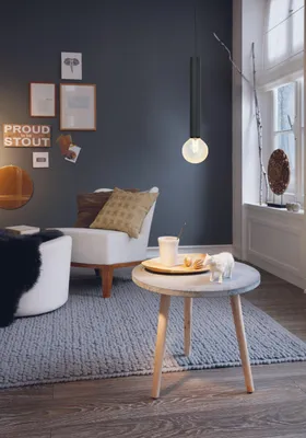 Produktbild von EGLO Pendelleuchte Cortenova, 1 flammige Schnurpendel Hängelampe Industrial,, Hängeleuchte aus Stahl in Schwarz, Esstischlampe, Wohnzimmerlampe, E27