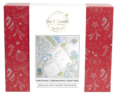 Image de Solidchoice - Kit de création de cartes de Noël, thème "Paysage hivernal"