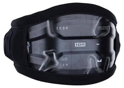 Productafbeelding van ION Windsurf Icon Curv neopreenpak en trapeze in ZWART, maat 52/L