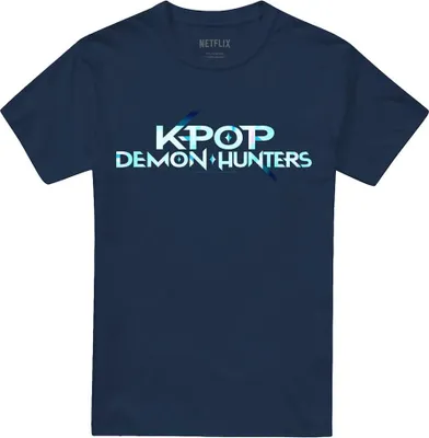 Produktbild von K-Pop Demon Hunters - T-Shirt für Herren/Damen Uni TV20234 (3XL) (Marine)