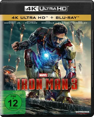 Obrázok produktu pre Iron Man 3 (Ultra HD Blu-ray & Blu-ray) - - (Film / UHD)