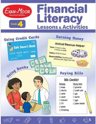 Produktbild von Financial Literacy Lessons And Activities, Grade 4