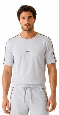 Produktbild von BOSS Herren-T-Shirt aus Baumwolle mit normaler Passform und kurzen Ärmeln 50545930