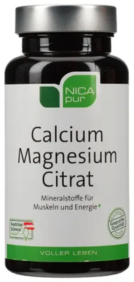 Produktbild von NICAPUR Calcium Magnesium Citrat Kapseln 60St PZN 05119585