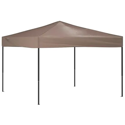 Produktbild von vidaXL Partyzelt Faltbar Taupe 3x3 m
