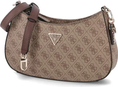 Produktbild von Guess Damen Schultertasche/ Umhängetasche NOELLE Braun Kunstleder-