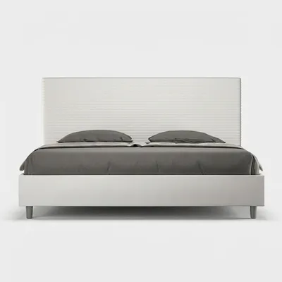 Produktbild von King-Size Bett mit Bettkasten 180x200 Modern Focus K - Weiß