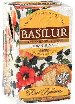 Obrázok produktu pre BASILUR Bylinný čaj bez kofeínu s šípkovou, ibištekom, cicórkou a škoricou, 45 g
