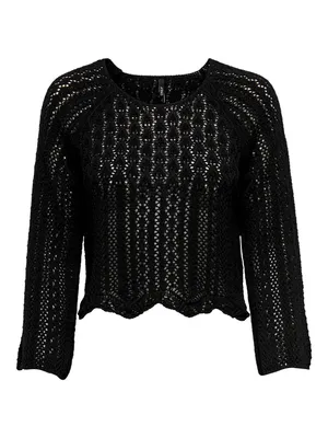 Produktbild von ONLY 15233173, Pullover, Erwachsener, Weiblich, Schwarz, XS, Runder Halsausschnitt