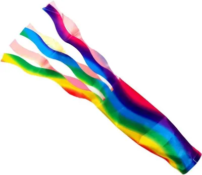 Productafbeelding van Windzak Decoratie - Windvlag Windvaan - Tuin Decoreren - Vervaagd Bestendig - 140 cm - Regenboog