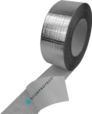 Produktbild von Alu Klebeband mit Glasgelege für Rohrisolierung Lamellenmatten alukaschiert