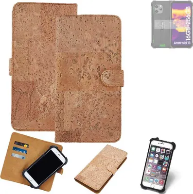 Produktbild von K-S-Trade Hülle kompatibel mit Blackview BV8900 Pro  Kork Handyhülle Cover  Schutzhülle TPU Case Bumper in Hellbraun, (1x)