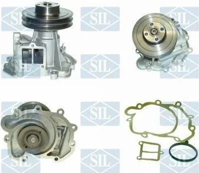 Produktbild von Saleri SIL Kühlmittelpumpe Wasserpumpe passend für MERCEDES-BENZ S-Klasse Limousine (W126) PA466P