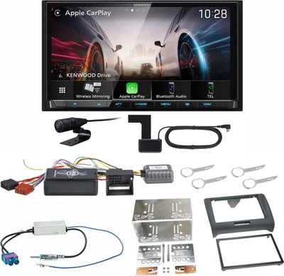 Produktbild von Kenwood DMX8021DABS Android Auto CarPlay Bluetooth Einbauset für Audi TT 8J