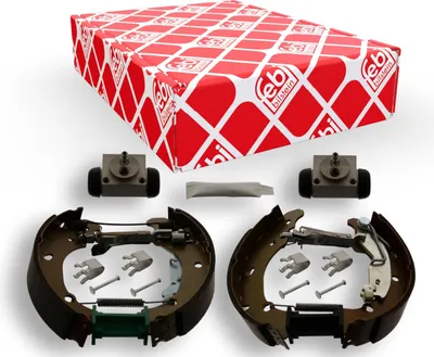Produktbild von Febi Bremsbackensatz Trommelbremsen Set Hinten für FIAT PUNTO (188) 38767