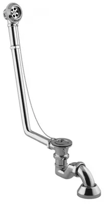 Produktbild von Ab und Überlauf System inkl. Siphon für Nostalgie Badewanne Venedig, Paris, Milano - Chrom