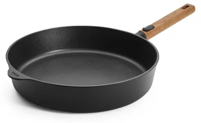 Productafbeelding van Woll Eco Logic QXR braadpan met hoge randen - geschikt voor inductie - diameter 32 cm, hoogte 7 cm, met afneembaar handvat