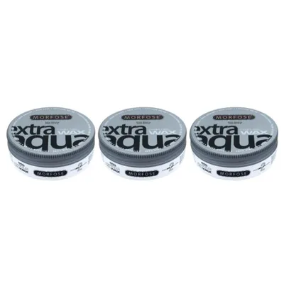 Produktbild von 3X Morfose Weiß Extra Aqua Gel Wax 175 ml Wasserbasiertes Haarwachs Glanz